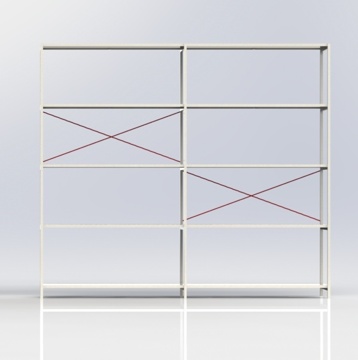 Estantes Metálica 1600x1800x360mm Q16 Estantes Metálica 1600x1800x360mm Q16